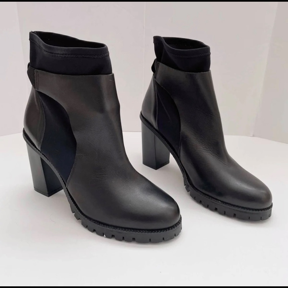 Kenneth Cole NY Cut-Out Leather Booties, 10